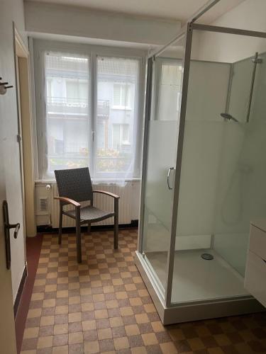 Koupelna v ubytování Chez Papy et Mamie