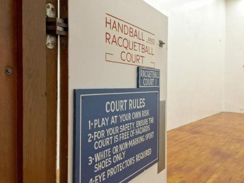 a sign on the wall of a court room at Snowater Condo Story Condo with Wifi- Sleeps 4 - Beautifully decorated in Glacier