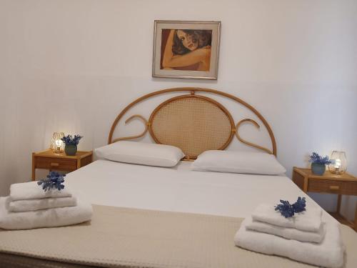 Ένα ή περισσότερα κρεβάτια σε δωμάτιο στο Casa Briseida