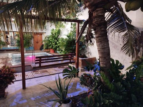 Zahrada ubytování HOSTAL LA BOQUILLA