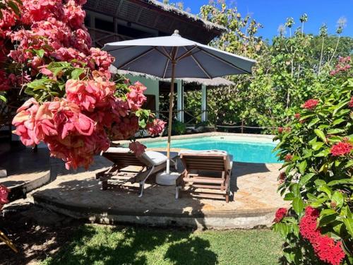 Swimmingpoolen hos eller tæt på Villa MILENA