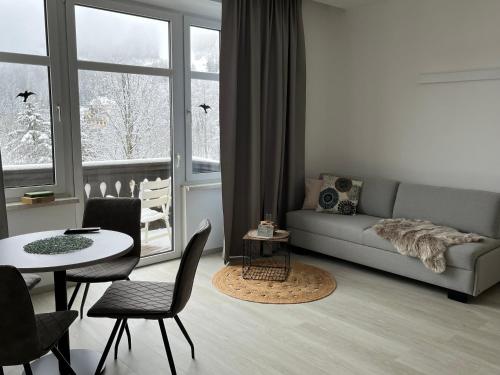 Posezení v ubytování Apartment Mohr am Semmering