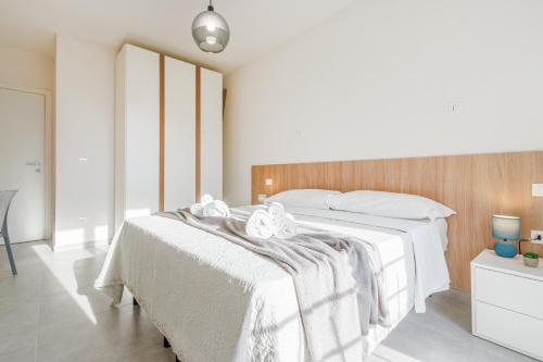 Postel nebo postele na pokoji v ubytování Bellaria Palace - Near the city of Ferrari