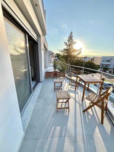 Μπαλκόνι ή βεράντα στο BlueLine apartment 1