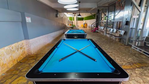 Biliár nebo kulečník v ubytování Hotel Vista Verde