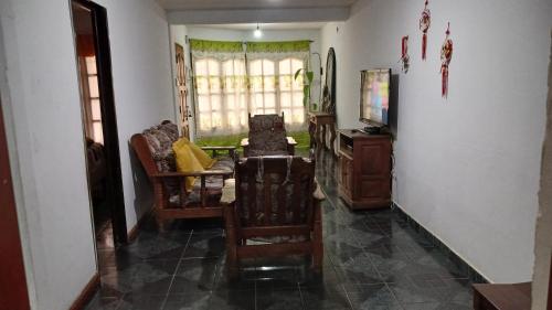 TV a/nebo společenská místnost v ubytování Casa Alquiler temporario garage y patio