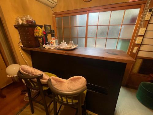 Ruang duduk di Satsuma vacation home