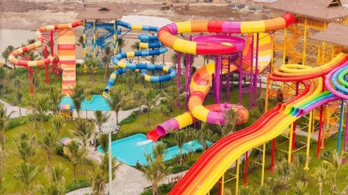 Bazén v ubytování Resort Ori Vinhomes Grand Park tp Thủ Đức , 3giường 2WC nebo v jeho okolí