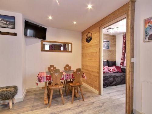 Studio-cabine rénové 4 pers, balcon, Belle Plagne