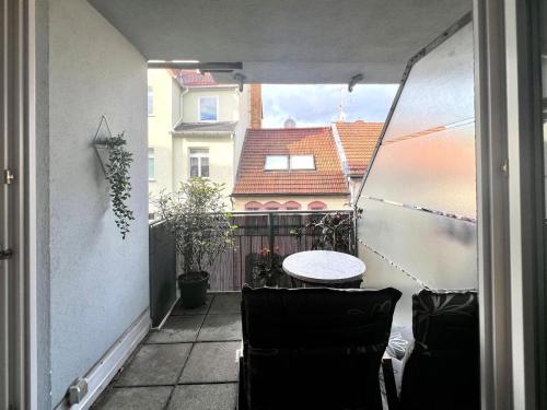Balkón nebo terasa v ubytování PV Apartment