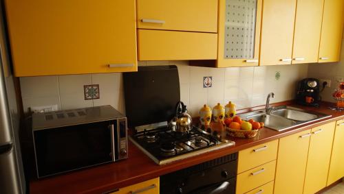 Dapur atau dapur kecil di Terrazza Sul Mare