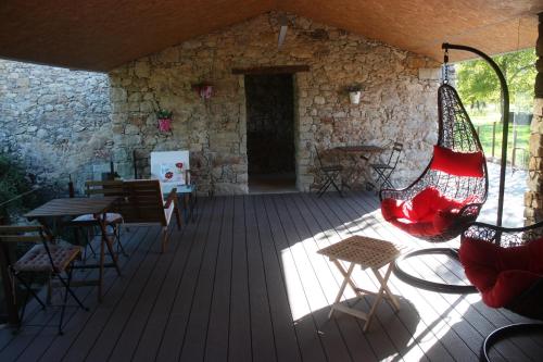 Χώρος καθιστικού στο Acquavilla