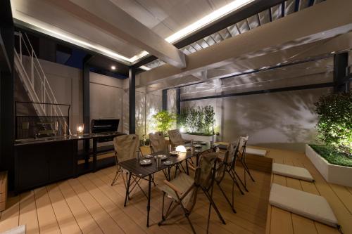 Personal Rooftop BBQ space! Shirakabanoyado - KI NO NOKI 白樺の宿 - 木の軒