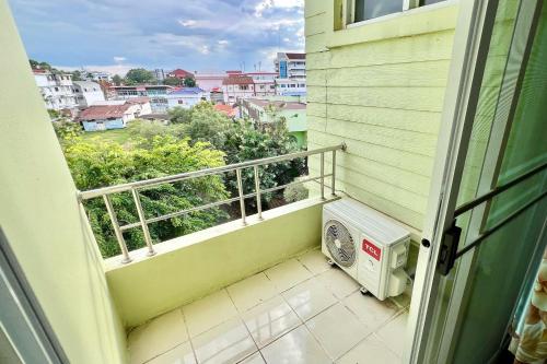 a balcony with a view of a city at Udoncabana in Udon Thani