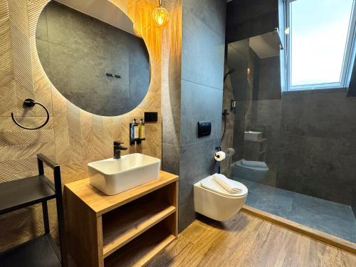 Koupelna v ubytování Residence Barrique Valtice - private wellness