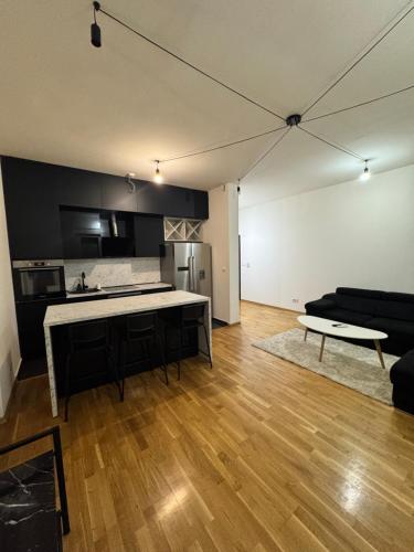 Kuchyň nebo kuchyňský kout v ubytování Jednosoban stan Dea