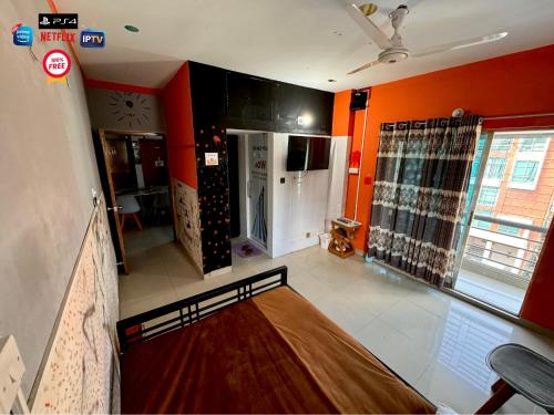 Kuchyň nebo kuchyňský kout v ubytování Hostel by zooFamily