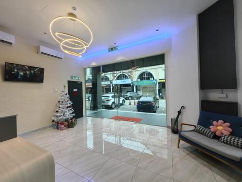 Posezení v ubytování Galaxy Hotel Bandar Perda