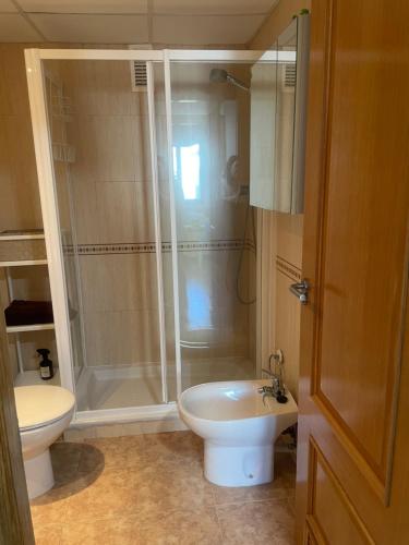 Ένα μπάνιο στο Villa Mediterranea