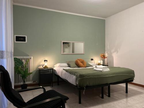 Postel nebo postele na pokoji v ubytování Accogliente Stanza Privata con Bagno Privato - Daniele's House