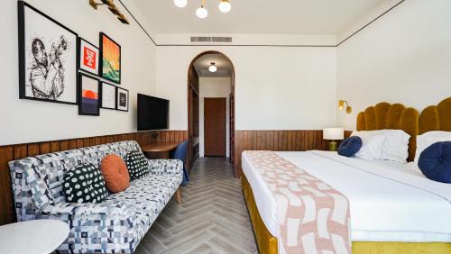 เตียงในห้องที่ Sugar Marina Hotel -POP- Kata Beach
