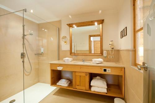 Koupelna v ubytování Landhotel Römerhof