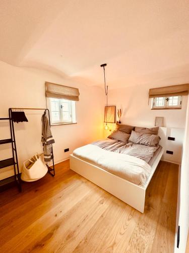 Postel nebo postele na pokoji v ubytování 2 Zimmer Apartment Sindelfingen Böblingen Calw