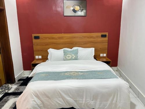 Postel nebo postele na pokoji v ubytování Gilela Apartment