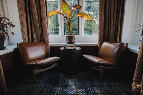 Area soggiorno di Caer Rhun Hall Hotel