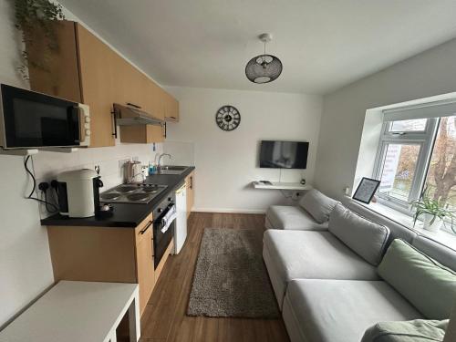 Kuchyň nebo kuchyňský kout v ubytování Canal Apartments, Canal View, Temple Meads station - 10 minutes