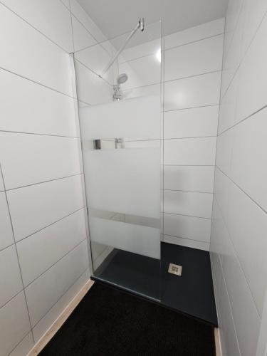 Ένα μπάνιο στο Ferienwohnung Vogtland