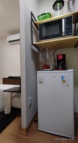 Kuchyň nebo kuchyňský kout v ubytování Suíte Premium Barra do Piraí