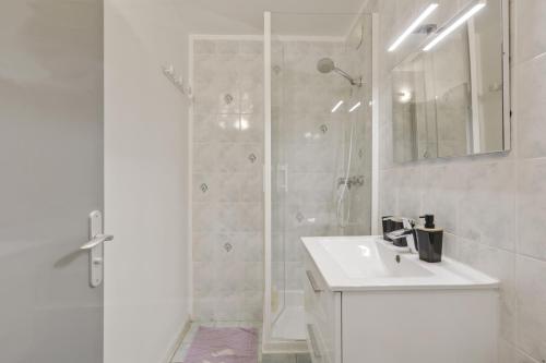 Kúpeľňa v ubytovaní Budget spacious apart with terrace