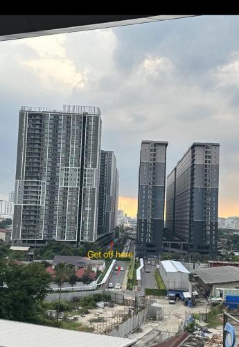 a group of tall buildings in a city at GM bangson home in Bangkok