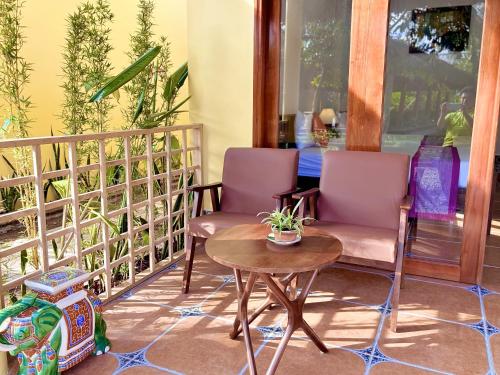 Balkón nebo terasa v ubytování Mango Home Riverside Eco - Resort