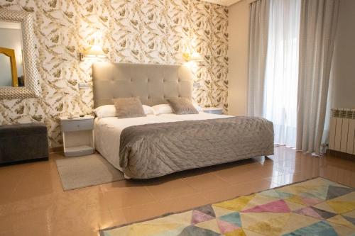 Katil atau katil-katil dalam bilik di Hotel Las Moradas