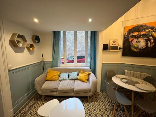 Posezení v ubytování Le Némo - Proche de la Gare