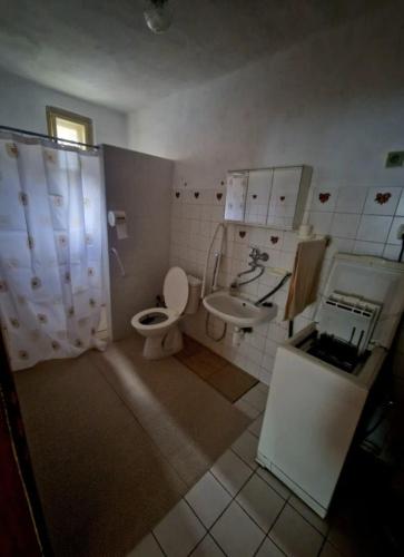 Koupelna v ubytování Domček na skok do Tatier