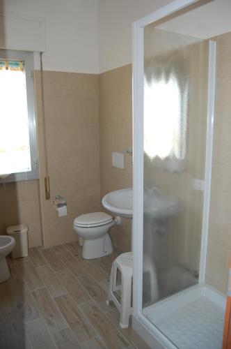 Koupelna v ubytování B&B Il Salice