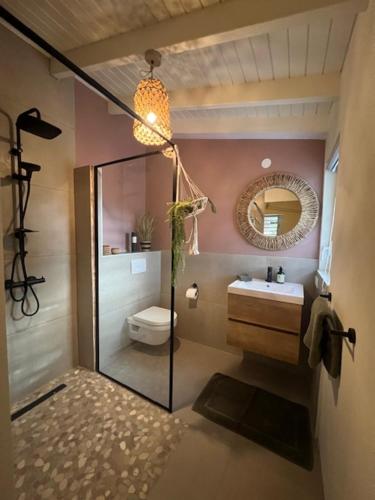 Koupelna v ubytování Puur Bonaire Boetiekhotel