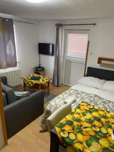 Ein Bett oder Betten in einem Zimmer der Unterkunft Relax Jasna