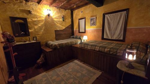 Ένα ή περισσότερα κρεβάτια σε δωμάτιο στο Casa Redonda