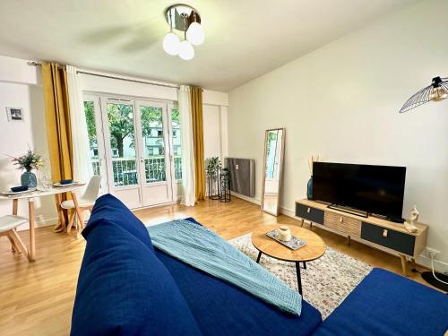 Le Bleu Soleil - à 2 min du métro - 7 min de Paris