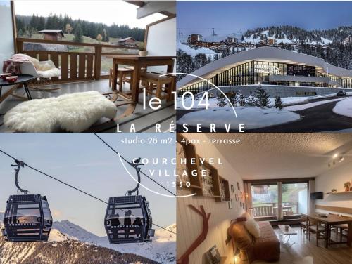 Le 104 La Reserve Courchevel, Ski aux pied