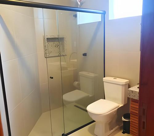 Ένα μπάνιο στο Residencial Mirante