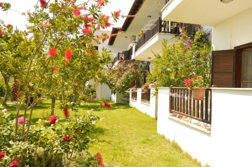 Zahrada ubytování Pension Nikos