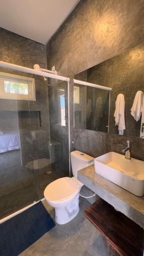 Koupelna v ubytování Casa Tamarindo