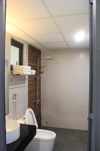 Chuồn Chuồn Resort Nghia Lo - Free Sauna & Onsenにあるバスルーム