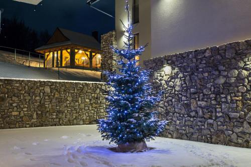 Budova, kde se aparthotel nachází