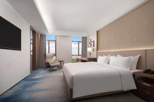 Katil atau katil-katil dalam bilik di Doubletree By Hilton Altay Fuyun